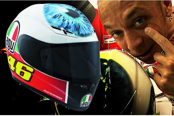 每日新聞 - AGV Valentino Rossi 'Eye' limited edition helmet 放眼未來