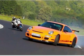 每日新聞 - BMW S 1000RR vs Porsche 997 GT3 RS 趣味的比拼