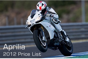 2012 Aprilia Price List 最新車價表