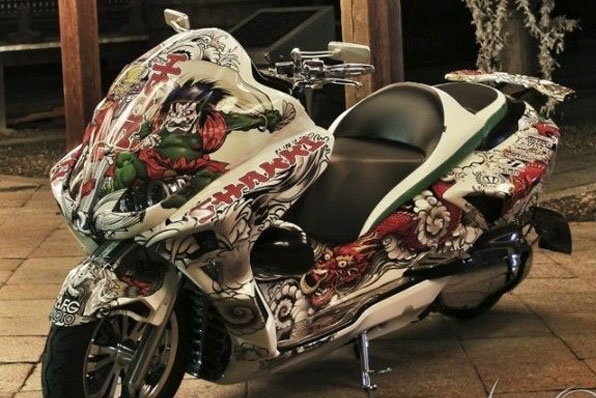改裝Honda FORZA 250-神靈彩繪