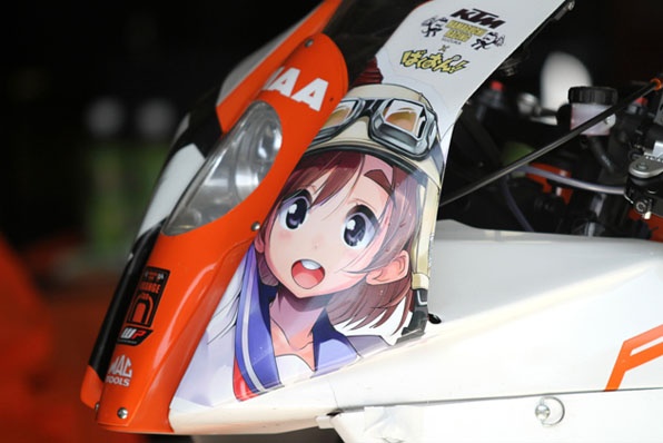 KTM RC8R美少女漫畫拉花參賽鈴鹿8耐~