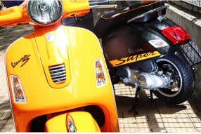 2013 Vespa GTS 300ie SuperSport 兩款two-tone潮色抵港