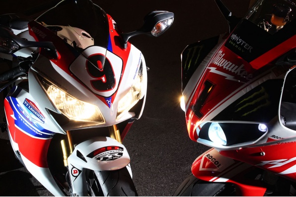 Yamaha YZF R1 & HONDA CBR1000RR-澳門格電拉花現香港