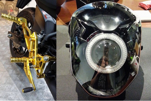 大量 MSX125 改裝部件抵港