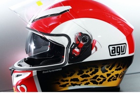 AGV K3 SV SIMONCELLI 內置太陽鏡片的K3西蒙先尼頭盔