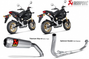 AKRAPOVIC MSX125專用碳纖維及鈦合金(Moto 3款) - 接受預訂