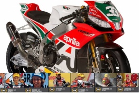 Aprilia WSBK 1987特別記念拉花戰車與(1987-2010)奪冠車手圖片