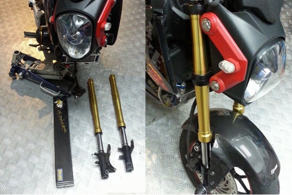 MSX Ohlins front fork kit - 預約解毒