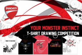 Ducati 「Your Monster Instinct T-shirt Drawing Competition 設計比賽」 投票選出＂最喜歡＂的作品