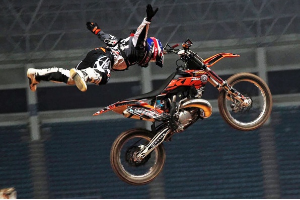 2014 FIM花式電單車賽深圳站-違反地心吸力的動作