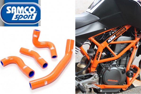 SAMCO sport－KTM 390 DUKE加強外觀的專用散熱喉管