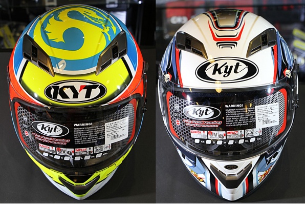 KYT HELMETS - Vendetta 2 充氣貼面全面頭盔 - MOTO2 XAVIER SIMEON車手拉花抵港