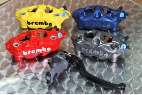 Brembo 108mm制動卡鉗 - 紅、黃、藍、鈦四色現貨發售(晨星) 