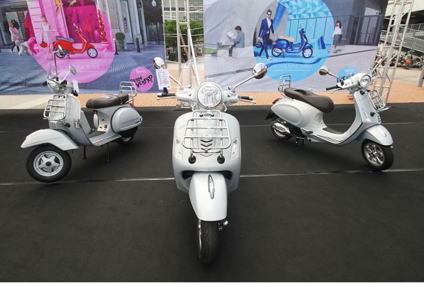 Vespa經典鐵殼綿羊系列│Piaggio MP3三輪車│香港電單車節