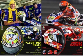 AGV PISTA ROSSI WINTER TEST 2016 羅絲「雪人」及 CORSA IANNONE WINTER TEST 2016 伊恩朗尼「海鷗」│現正接受預訂