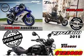 YAMAHA 多款2015車系優惠│YZF-R6、T-MAX530、XJR1300