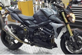 Suzuki GSR750 改裝示範 - 銀星摩托