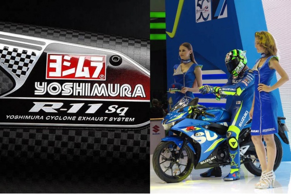 伊恩朗尼出席泰國車展SUZUKI GSR150及GSX-R1000宣傳活動 - Yoshimura GSR150、GSR750、GSX-R1000 2017專用排氣管同時登場 