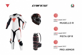  Dainese 安全保護裝備榮獲三項《Red Dot Design Awards 》產品設計2017大獎