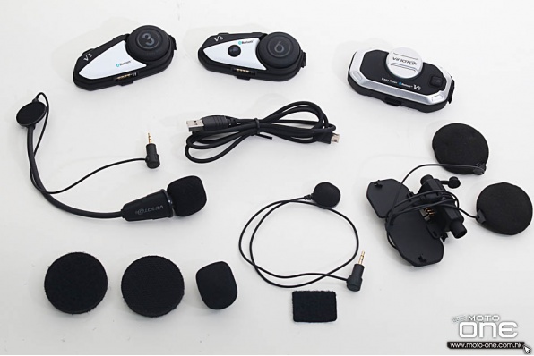 VIMOTO V3、V6、V8 電單車頭盔藍牙通話機 - 利力發售