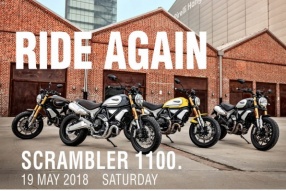 Scrambler 1100 新車發佈會將於19/5（六）下午舉行