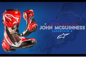 ALPINESTARS SUPERTECH R John McGuinness Limited Edition 麥堅尼斯限量版賽車皮靴接受預訂