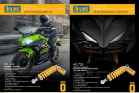 Ohlins STX36 掛樽、可調吸震及回壓式單尾避震│PAM新貨到港│備有Ninja 400、Ninja 300及CBR250RR型號