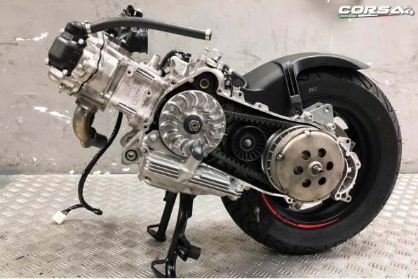 Vespa Sei Giorni x Malossi 引擎及驅動組改裝 - Corsa Motors