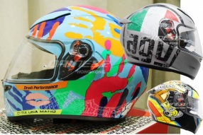 AGV K-3 SV 亞洲頭形有尾翼版│超過20個花式選擇│售價HK$1,980-HK$2,280