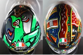 AGV Moto2 2017  世界冠軍 Franco Morbidelli 限量版PISTA GP R鸚鵡拉花及AGV K1 Dream Time入門羅絲新花