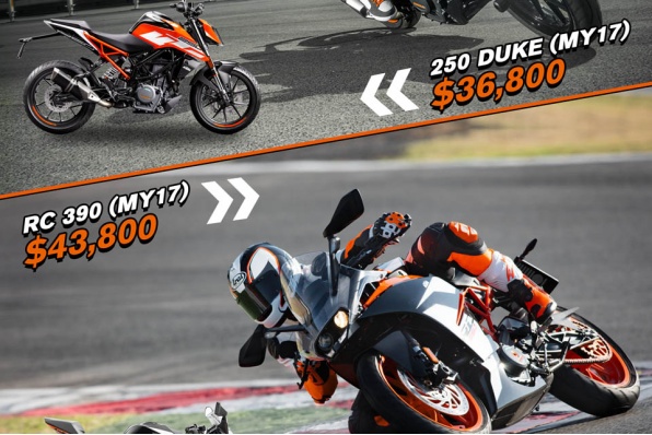 KTM MY17 250 DUKE & RC390 大優惠