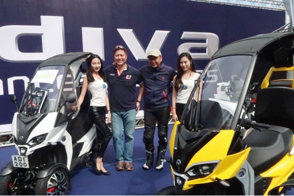 ADIVA AD1-200 x AD3-400熱門有蓬三輪車及其他特製三輪車│2018香港電單車節
