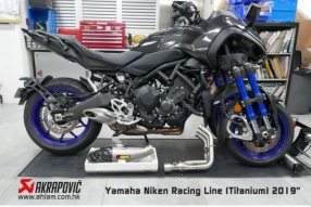 2019 Yamaha Niken Akrapovic 蠍子專用全梳排氣喉 - 亞林發售