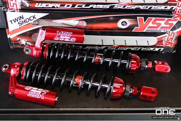 YSS Red-Series G-SPORT 醉紅尾避震系列│備有HONDA FORZA300、PCX2018及YAMAHA XMAX、NMAX等型號│三禾現貨發售
