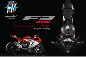 MV AGUSTA F3 800 SPEICAL PROMO 特別推廣價HK$170,000