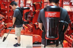 MILWAUKEE M18 FUEL BACKPACK VACUUM 18伏特無炭擦背式吸塵機 - 仿如捉鬼敢死隊的感覺