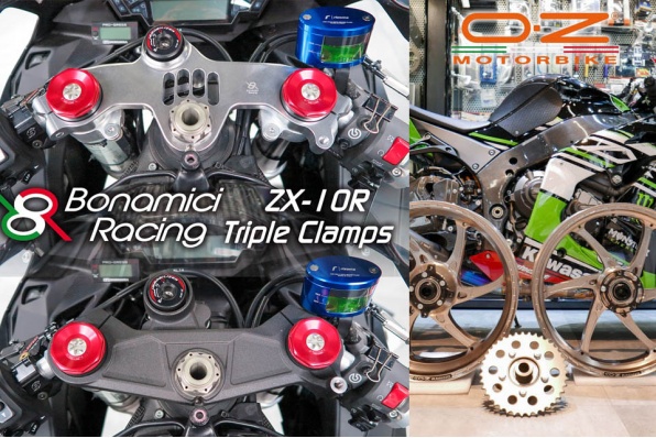 Bonamici Racing 專用上眼鏡及O.Z鍛造六爪鋁合金輪軭│高品質賽車補品│亞林發售