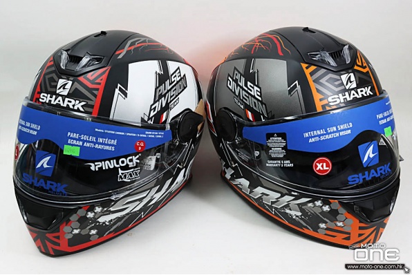 SHARK SKWAL2 新款3組LED燈光全面頭盔 - 2020多款新花抵港