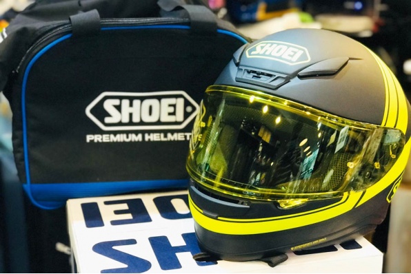 SHOEI 原廠CWR-1 HD YELLOW 螢光黃色鏡片-頭盔王到貨