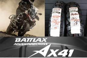 BRIDGESTONE BATTLAX ADVENTURECROSS AX41 - 冒險型車款A41輪胎的越野強化版