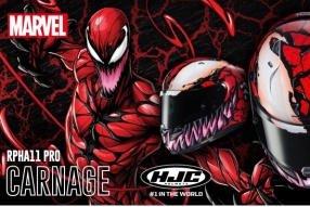 HJC RPHA 11 MARVEL CARNAGE「血蜘蛛」- 動漫角色越邪惡越吸引