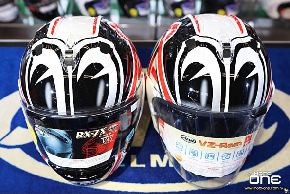 ARAI VZ-RAM Nakano「中野真矢」大眼仔加五芒星開面頭盔 - 鴻興發售