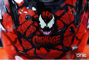 HJC RPHA 11 MARVEL CARNAGE「血蜘蛛」超強反派角色拉花頭盔開箱