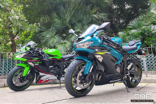 2021 KAWASAKI ZX-6R 636 KRT賽車花及藍新色抵港