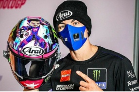 Maverick Viñales 維那勒斯日本卡通化ARAI新拉花頭盔 - MOTOGP西班牙華倫西亞站