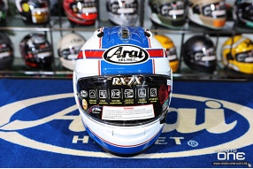 ARAI RX-7X SCHWANTZ DESIGN 經典史雲斯Kevin Schwantz復刻拉花賽車頭盔 - 鴻興現貨發售