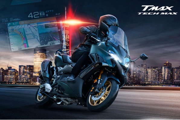 2022 YAMAHA TMAX—第八代登場，配置彩色TFT儀錶，售價HK$139,800 接受預訂