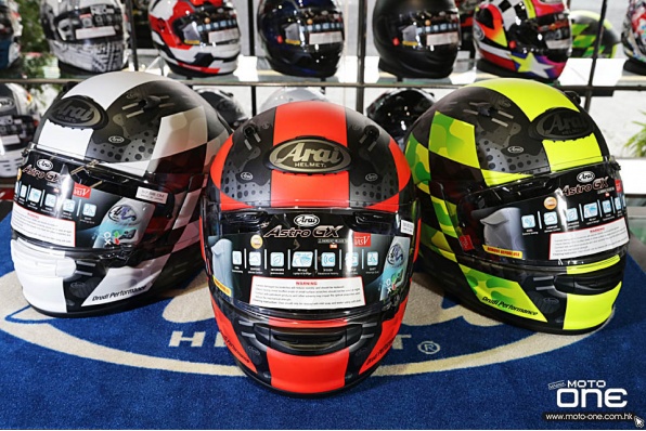 ARAI ASTRO-GX CHECKER 新花 - 全新巡航型號頭盔 - 鴻興發售