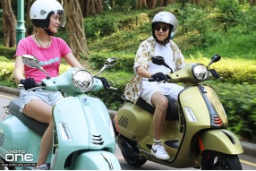 2023 VESPA GTS 300 CLASSIC $ SUPERSPORT—CLASSIC都有大熱薄荷綠，SUPERSPORT全身都是黑化改裝部件