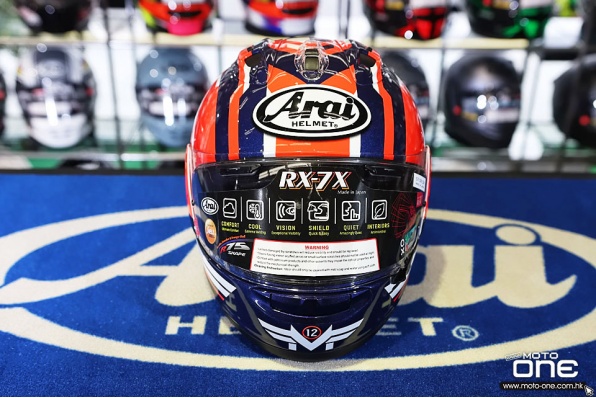 ARAI RX-7X MAVERICK GP5 維那勒斯2023新拉花賽車頭盔抵港